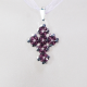 Small Cross - Theonie-Violet Organza - 2